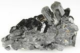 Black Tourmaline (Schorl) Crystal Cluster - Mexico #190533-1